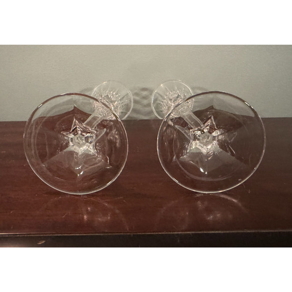 Mikasa Icicles Crystal Candle Holders 7.75" Pair Made In Germany Elegant Holiday - Picture 4 of 8